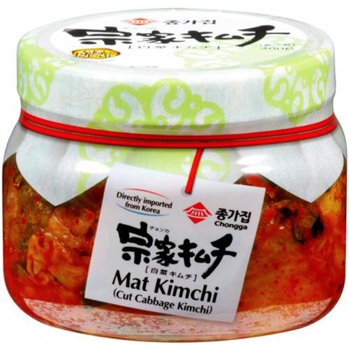 宗家【切片泡菜】韩国进口韩式泡菜辣白菜 (罐装) 400g