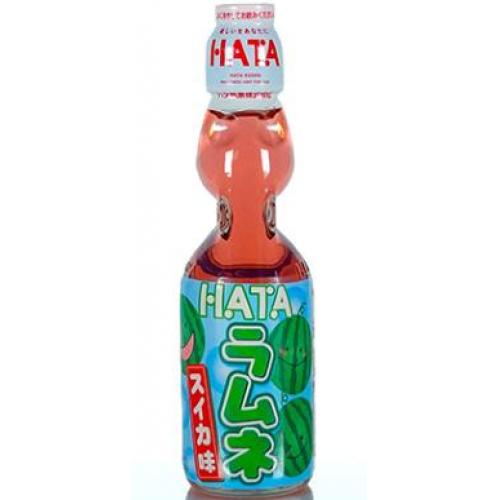 哈达 弹珠波子汽水【西瓜味】日本进口 清爽型碳酸饮品 200ml