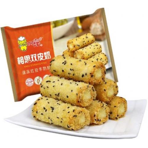 阿诺【相思双皮奶】速冻红豆牛奶酥 (10只装) 280g
