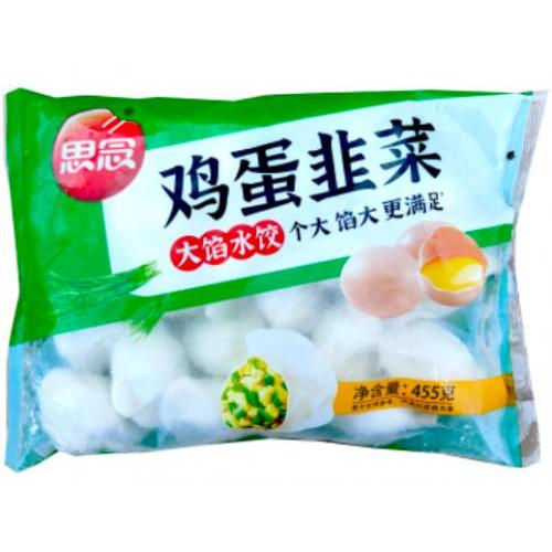 思念 大馅水饺【鸡蛋韭菜】455g