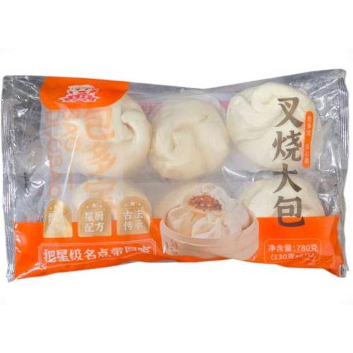 包多宝【叉烧大包】大号叉烧包 (6只装) 780g