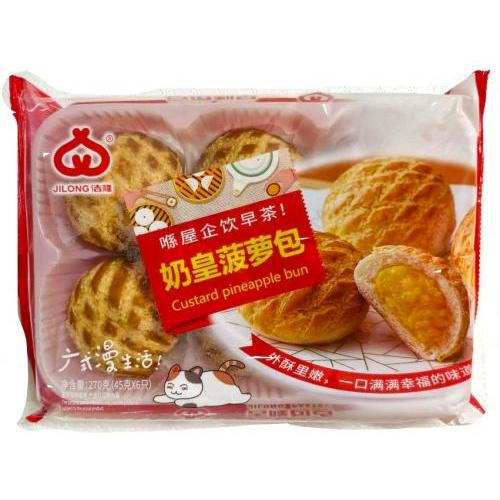 吉隆【奶黄菠萝包】(6只装) 270g