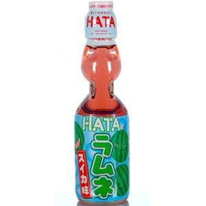 哈达 弹珠波子汽水【西瓜味】日本进口 清爽型碳酸饮品 200ml