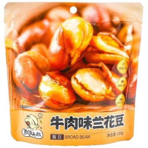 飘零大叔【牛肉味兰花豆】蚕豆 120g
