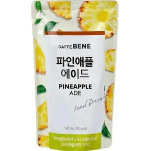 CAFFE BENE 韩国冰果汁饮料【菠萝味】190ml