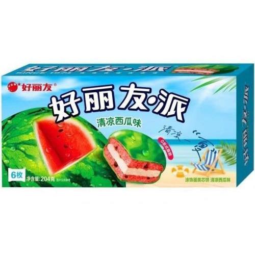 好丽友 派【清爽西瓜味】(6枚入) 204g