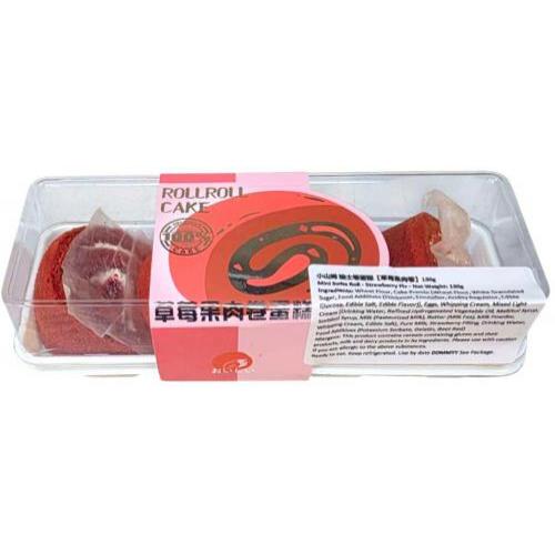 小山姆 瑞士卷蛋糕【草莓果肉卷】130g