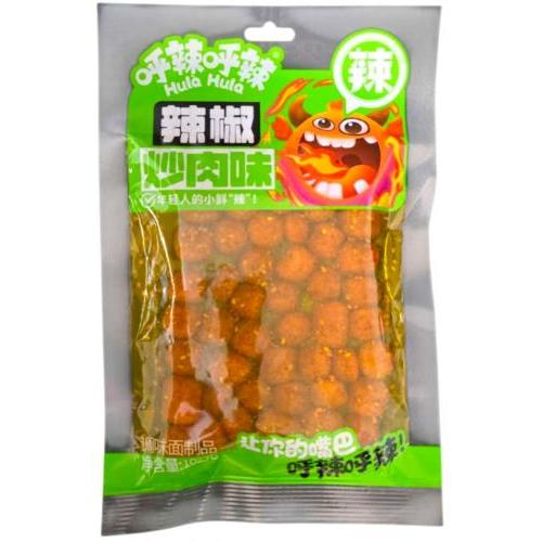 呼辣呼辣【辣椒炒肉味】辣片/辣条/辣棒 102g