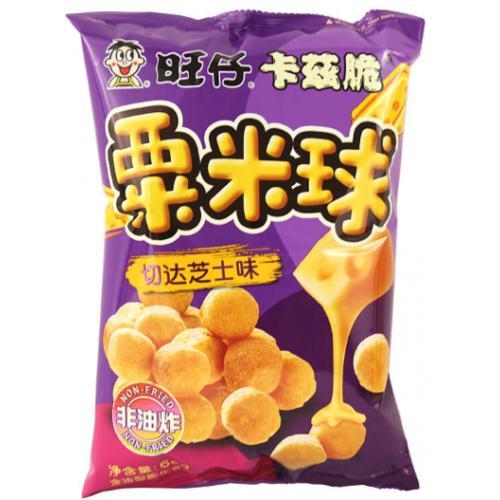 旺旺 旺仔玉米球【切达芝士味】66g