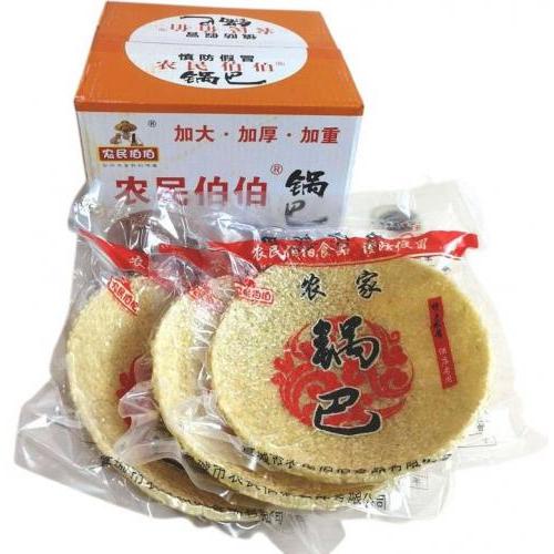 农民伯伯【农家锅巴】肉末浇头饭店专用大圆锅巴 230g