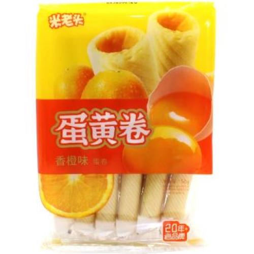 米老头 蛋黄卷【香橙味】蛋卷 150g