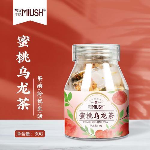 茗忧生活【蜜桃乌龙茶】三角泡茶袋 30g