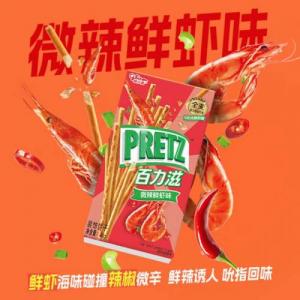 百力滋【微辣鲜虾味】饼干棒 41g