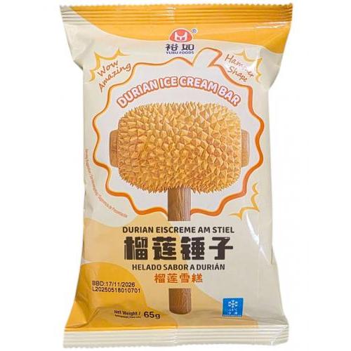 裕如【榴莲锤子】榴莲雪糕 65g