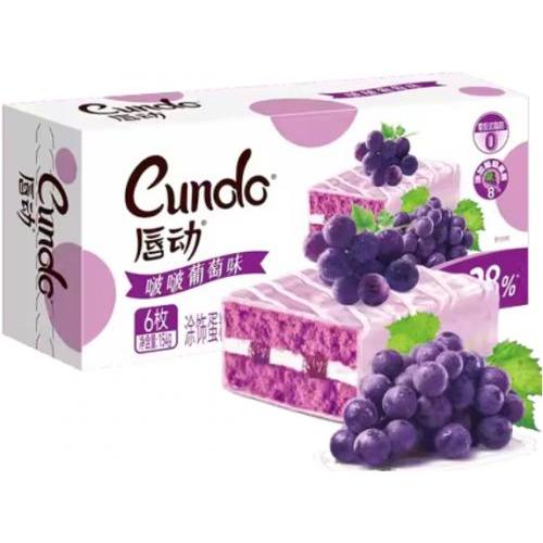 唇动【啵啵葡萄味蛋糕】6枚 154g