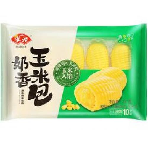 安井【奶香玉米包】(10只装) 360g