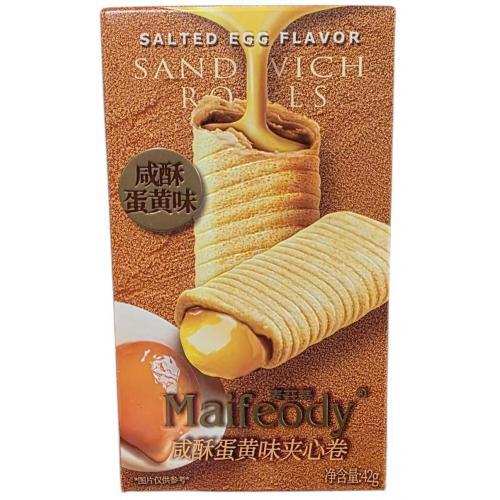 麦芬蒂【咸酥蛋黄味夹心卷】42g