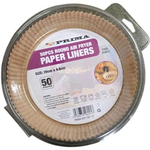 PRIMA【空气炸锅专用纸】圆形20cm (50张)