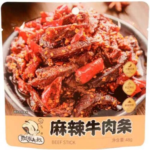 飘零大叔【麻辣牛肉条】48g