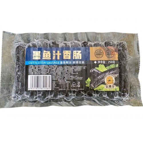 金猪仔【墨鱼汁香肠】墨鱼肠 250g