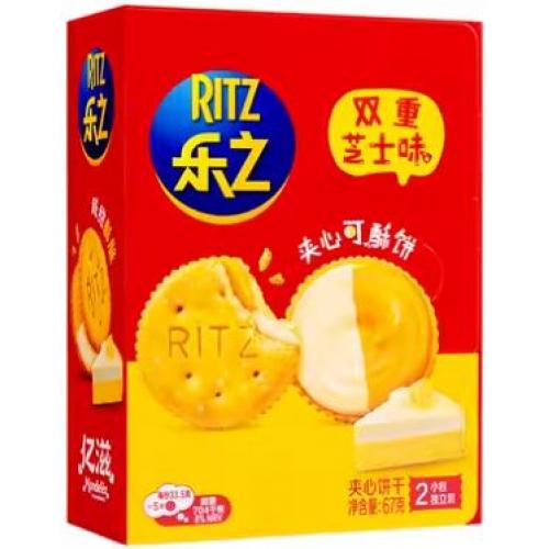 乐之【双重芝士味夹心可酥饼】67g
