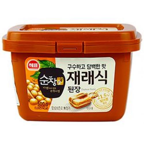 SAJO【韩式大酱汤专用酱】韩国进口大豆酱/炖肉酱/烤肉腌酱/包饭酱 500g
