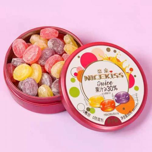 亲亲【果汁糖】柠檬/草莓/黑加仑子味 60g