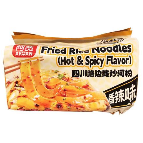 白家阿宽 四川路边摊炒河粉【香辣味】(3袋装) 330g
