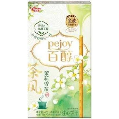 百醇 茶风【茉莉香茶味】注心饼干条/饼干棒 42g