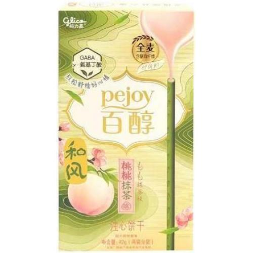 百醇 和风【桃桃抹茶味】注心饼干条/饼干棒 42g