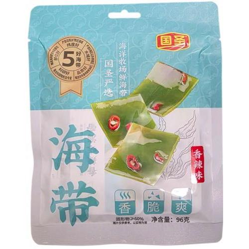 国圣【海带 - 香辣味】海带零食小吃 96g