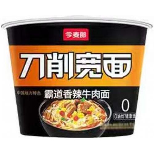 今麦郎 刀削面【霸道香辣牛肉面】(桶) 130g
