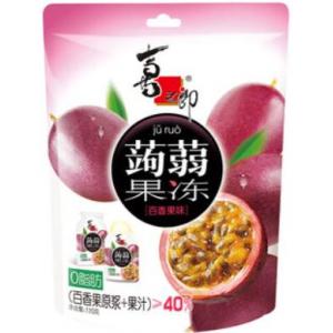 喜之郎 蒟蒻果冻【百香果味】百香果原浆+果汁 120g