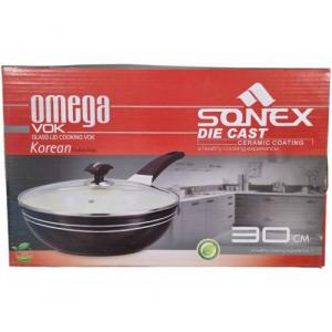 OMEGA 平底不粘炒锅 电磁炉煤气炉燃气炉通用 30cm