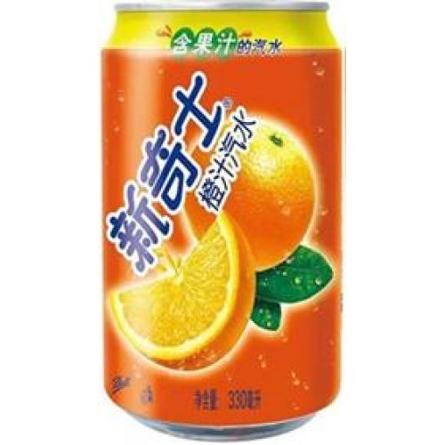 新奇士【橙汁汽水】330ml