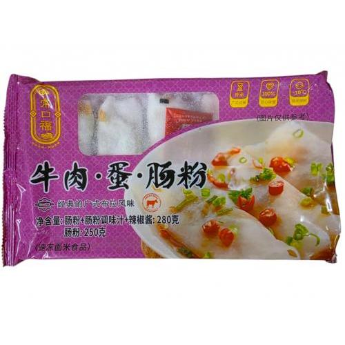 常口福【牛肉-蛋-肠粉】内附酱料+辣椒酱 250g