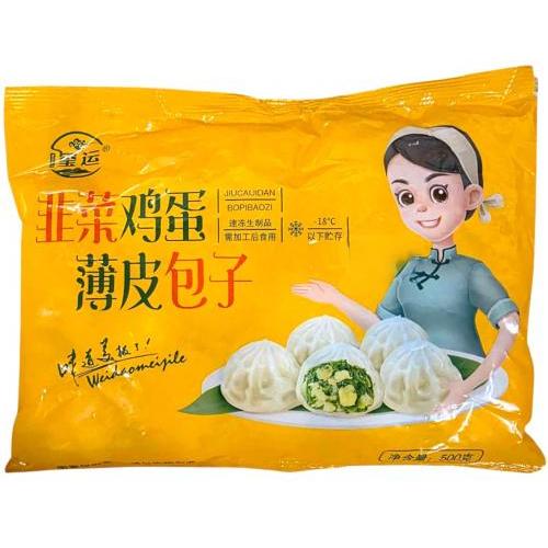 玺运【韭菜鸡蛋 薄皮包子】500g