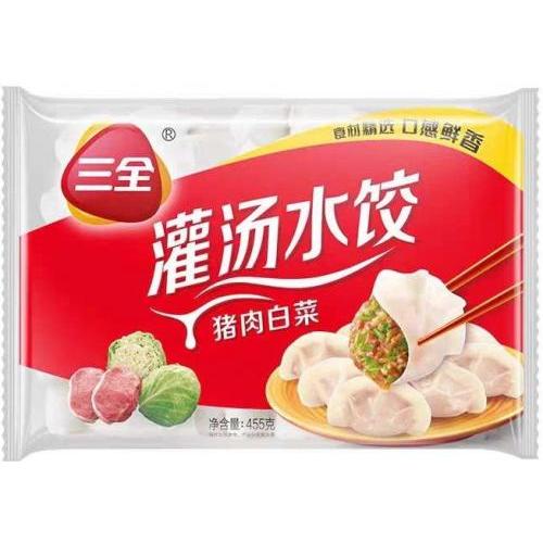 三全 灌汤水饺【猪肉白菜】455g