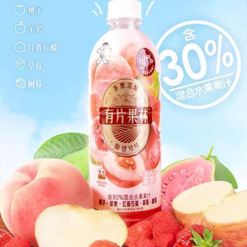 旺旺 有片果林【蜜桃味】复合果汁 500ml