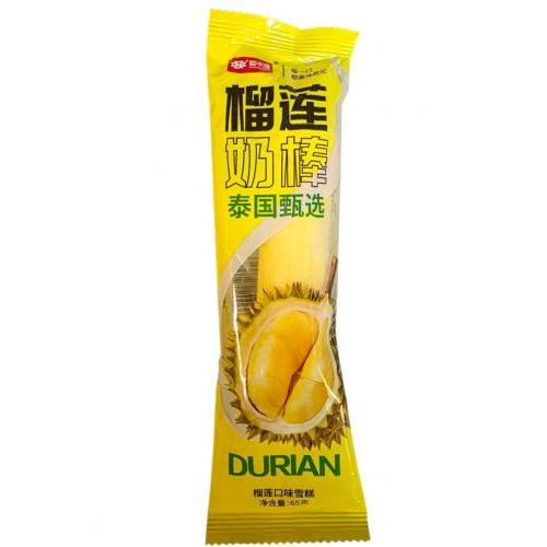 雪中源【榴莲奶棒】榴莲口味雪糕 65g