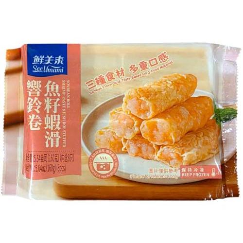 鲜美来【鱼籽虾滑响铃卷】(8只) 160g