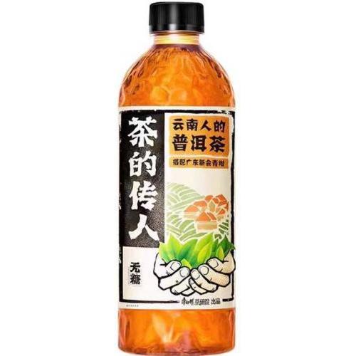 康师傅 茶的传人【普洱茶】无糖 500ml