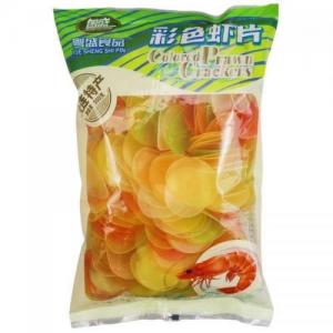 粤盛【彩色虾片】自炸虾片 500g