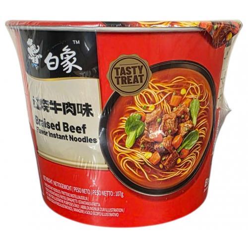 白象【红烧牛肉味面】(桶) 107g