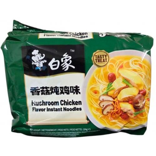 白象【香菇炖鸡味面】(5袋装) 5x104g