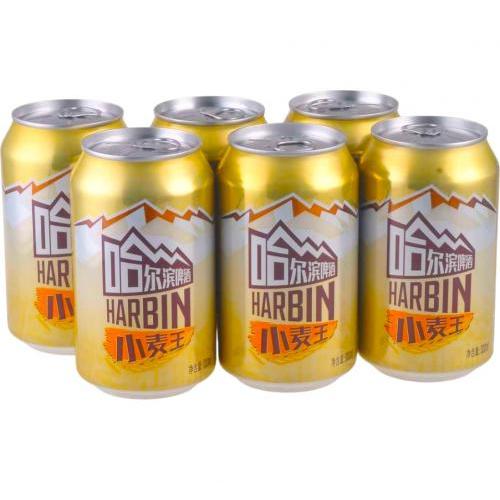 哈尔滨小麦王啤酒 (6罐) 6x330ml