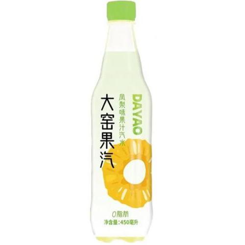 大窑果汽【凤梨味】果汁汽水 450ml