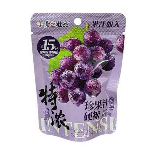 优之唯品【珍果汁硬糖 - 葡萄味】28g