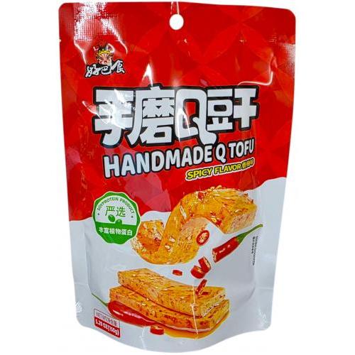 好巴食手磨Q豆干【香辣味】160g