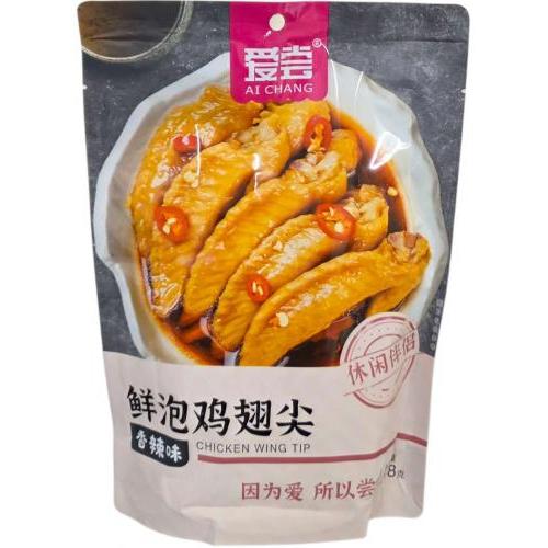 爱尝【鲜泡鸡翅尖 - 香辣味】218g